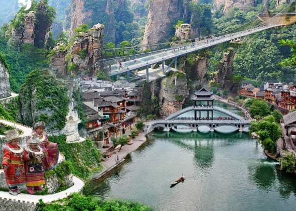 HÀ NỘI- ÂN THI  - PHƯỢNG HOÀNG CỔ TRẤN - TRƯƠNG GIA GIỚI - THẤT TINH SƠN / THIÊN MÔN SƠN-NAM NINH 