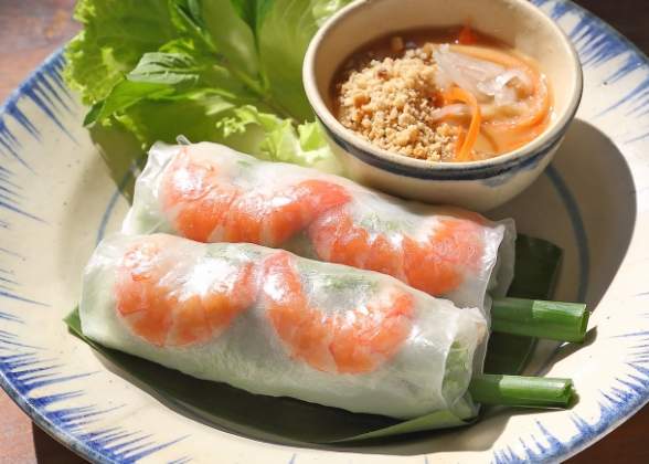 岘港特色卷饼美食世界